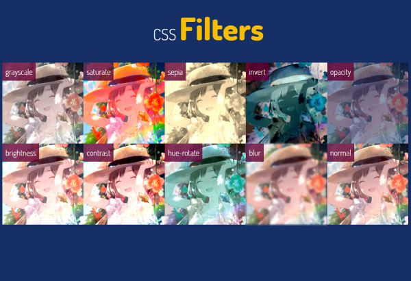 H5图片滤镜效果_H5 CSS Filterst图片效果